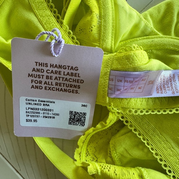 NWT Savage X Fenty Cotton Essentials Unlined Bra and Panty Set. - Picture 7 of 11